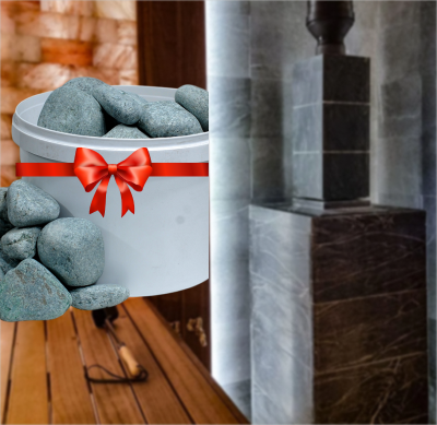 При покупке комплекта для бани - камни в подарок