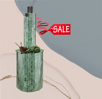 Печь Оптима в облицовке "Змеевик" наборный за 130 000 рублей